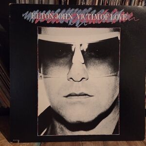 Vintage Elton John 'Victim of Love' Vinyl Record
